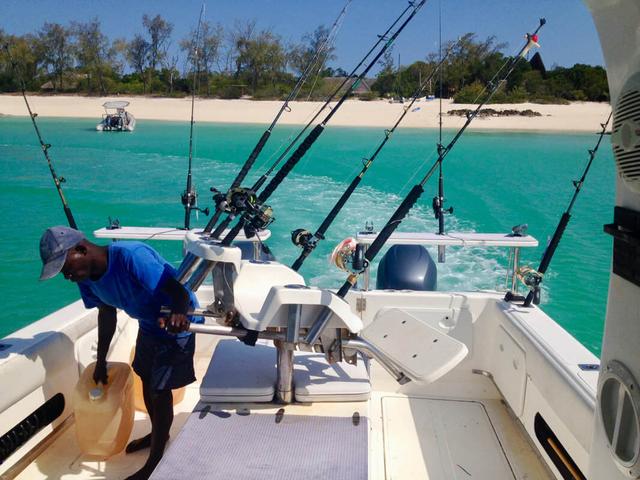 Deep Sea Fishing in Latham Island Zanzibar with MotorBoat